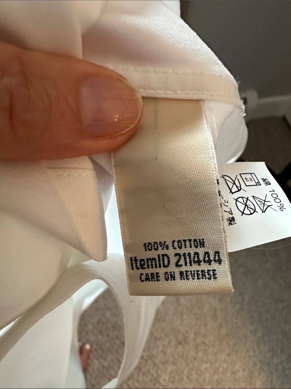 L.L. Bean Women's White Button-Down Shirt - Picture 7 of 7